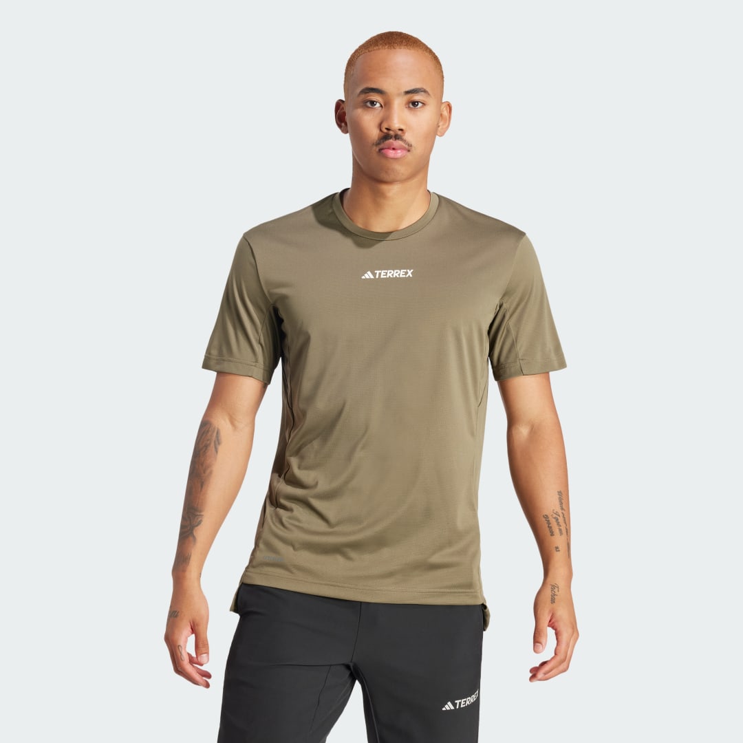 Adidas Terrex Multi T-shirt Groen- Heren Groen
