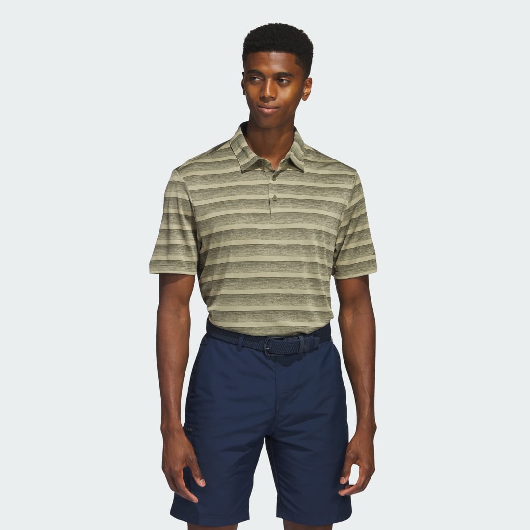 Adidas Two-Color Striped Poloshirt