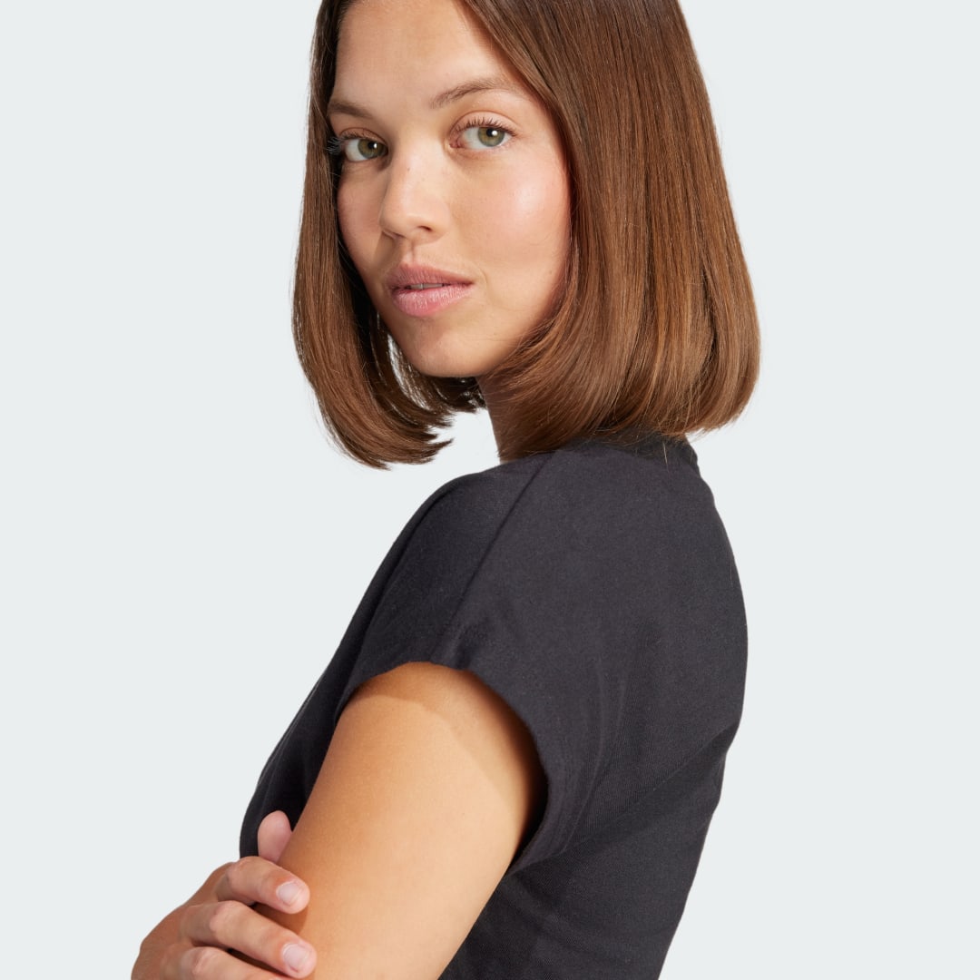 Adidas Essentials Linear Katoenen T-shirt