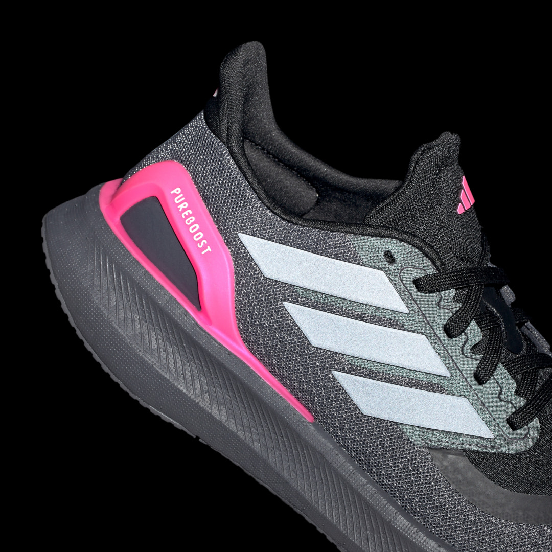 

adidas Tenis de Running Pureboost 5 Mujer, Gris five/iron gris/lucid rosa