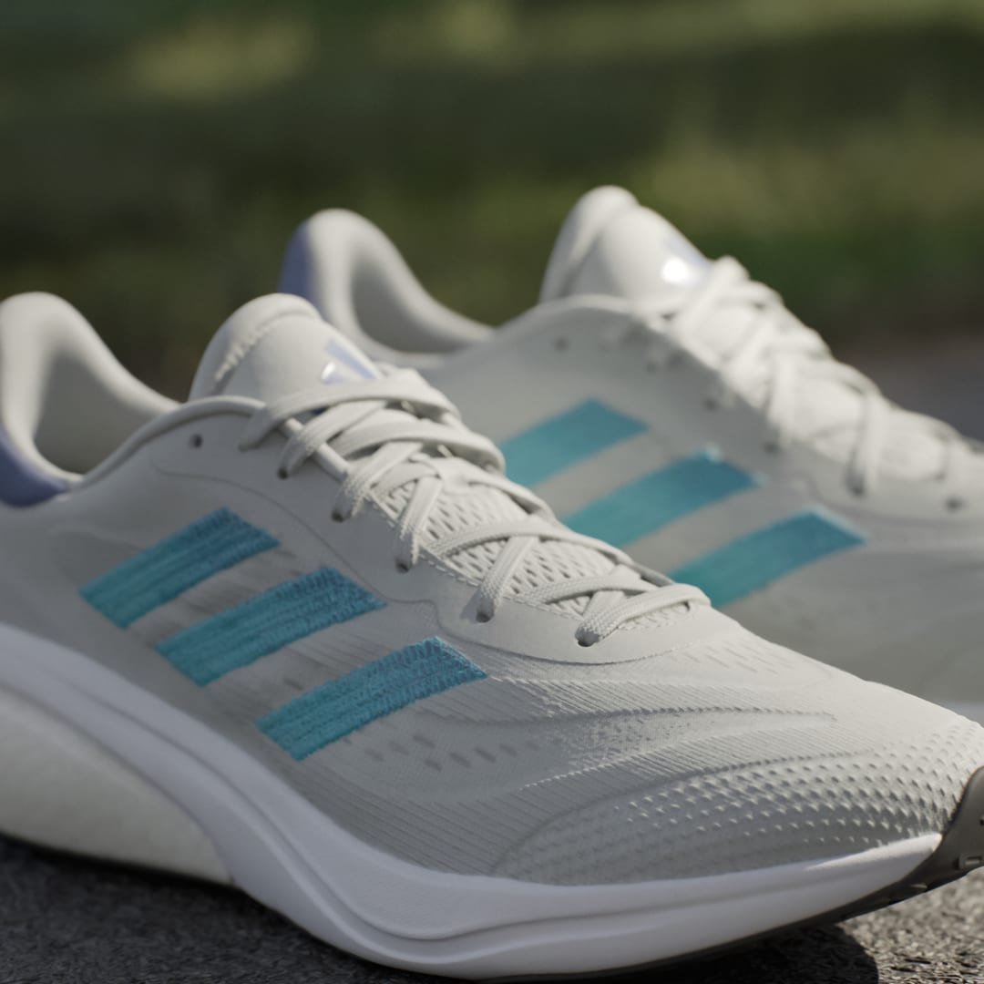 

adidas Tenis Supernova Running 3 Hombre, Wonder plata/lucid cyan/flash aqua