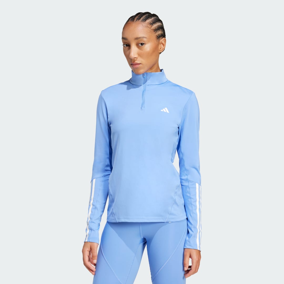 ADIDAS SPORTSWEAR Shirt met lange mouwen en opstaande kraag