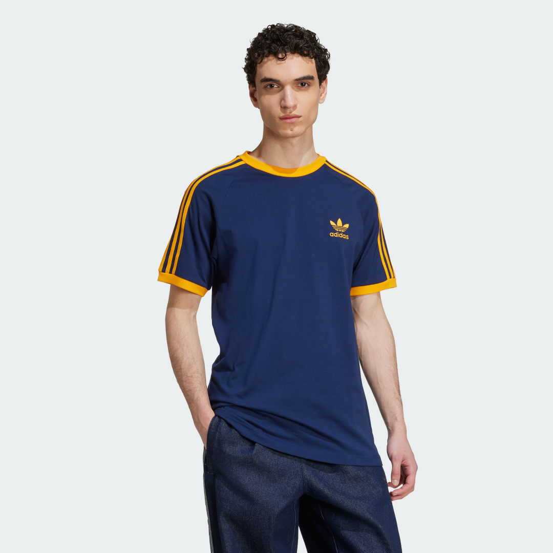 Adidas Originals T-shirt met labelstitching en ronde hals