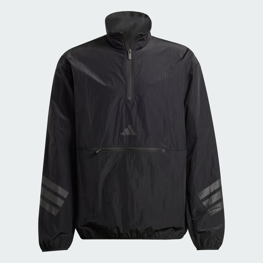Adidas Future Icons 3-Stripes Woven Sweatshirt met Halflange Rits