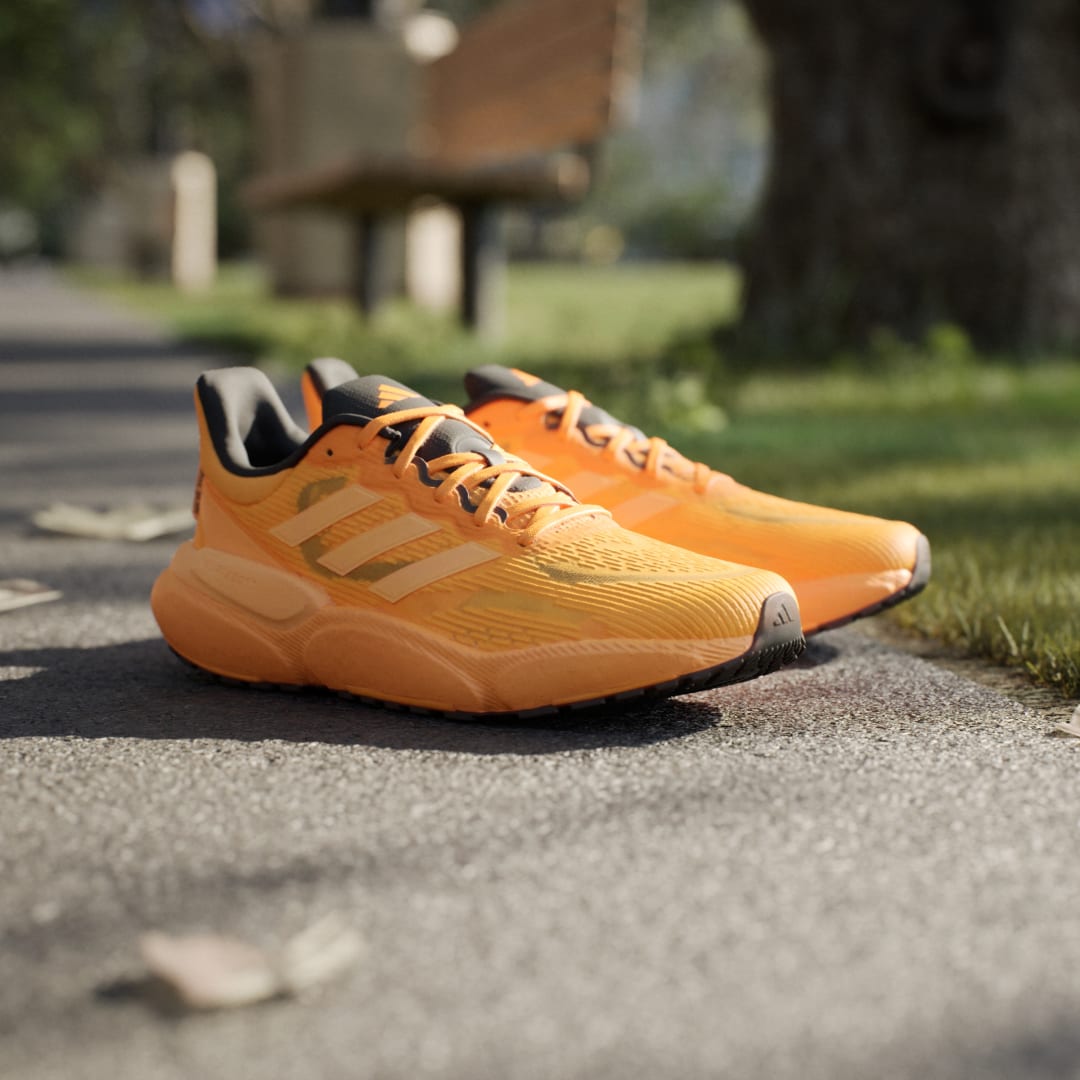 

adidas Tenis Solarboost 5 Unisex, Naranja rush/flash naranja/night gris