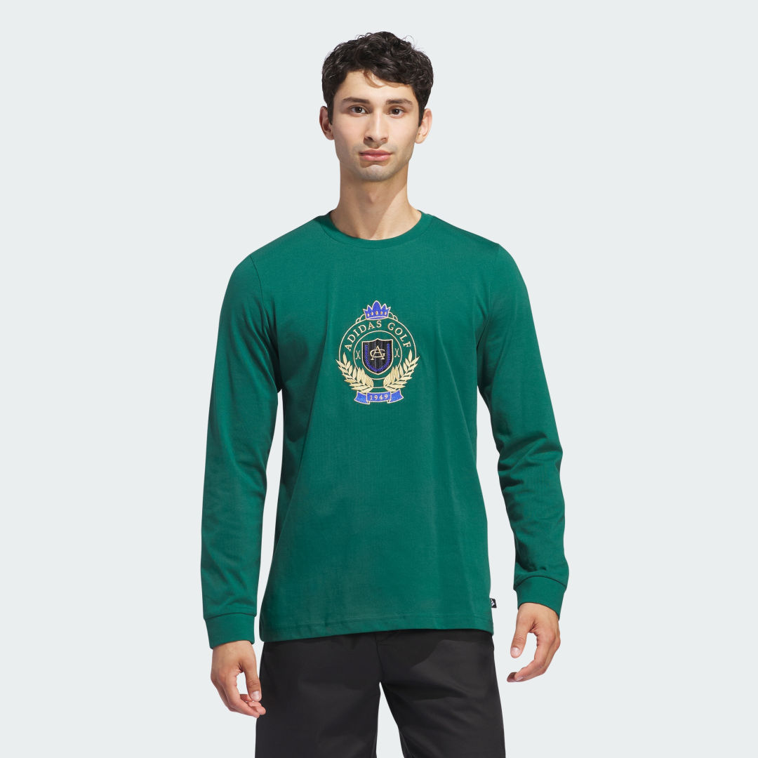 Image of Maglia Go-To Crest Graphic Long Sleeve
