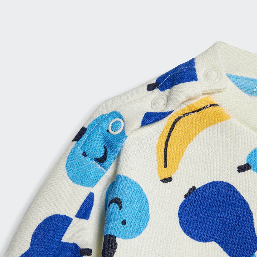 Adidas Essentials Allover Print Joggingpak Kids