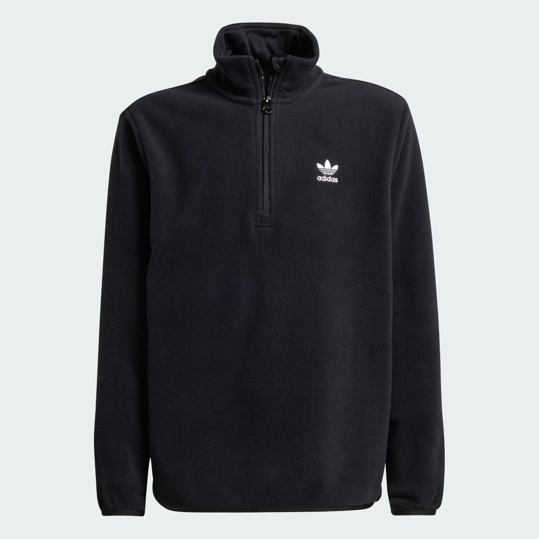 Adidas Polar Fleece Sweatshirt met Halflange Rits Kids
