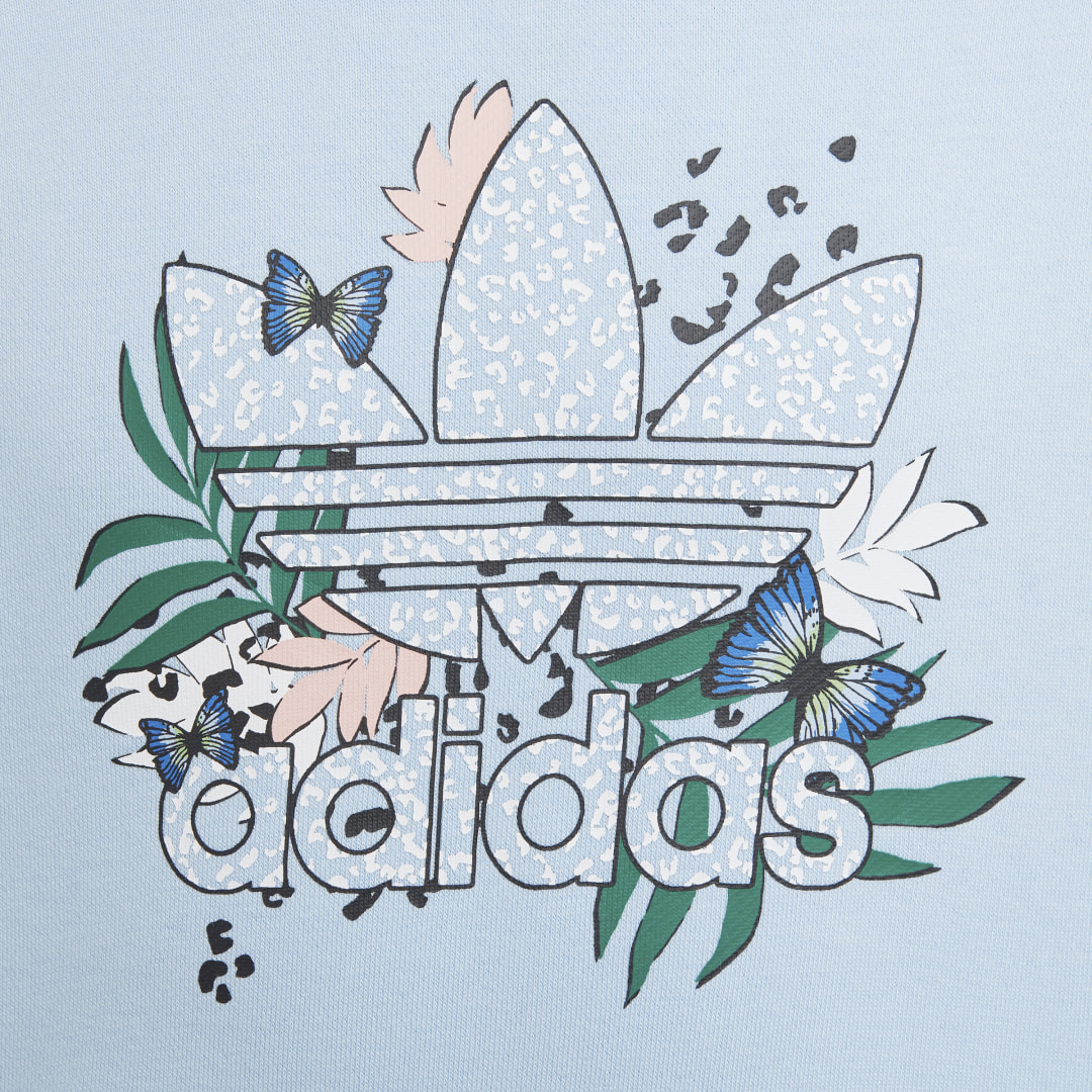 фото Укороченная худи с принтом her studio london adidas originals