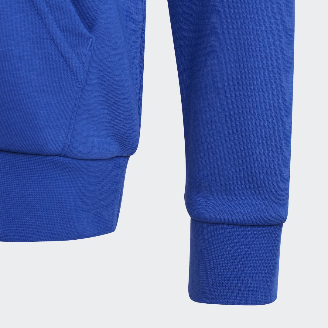 

adidas Buzo con Capucha Essentials Logo Grande Algodón Niño, Blanco