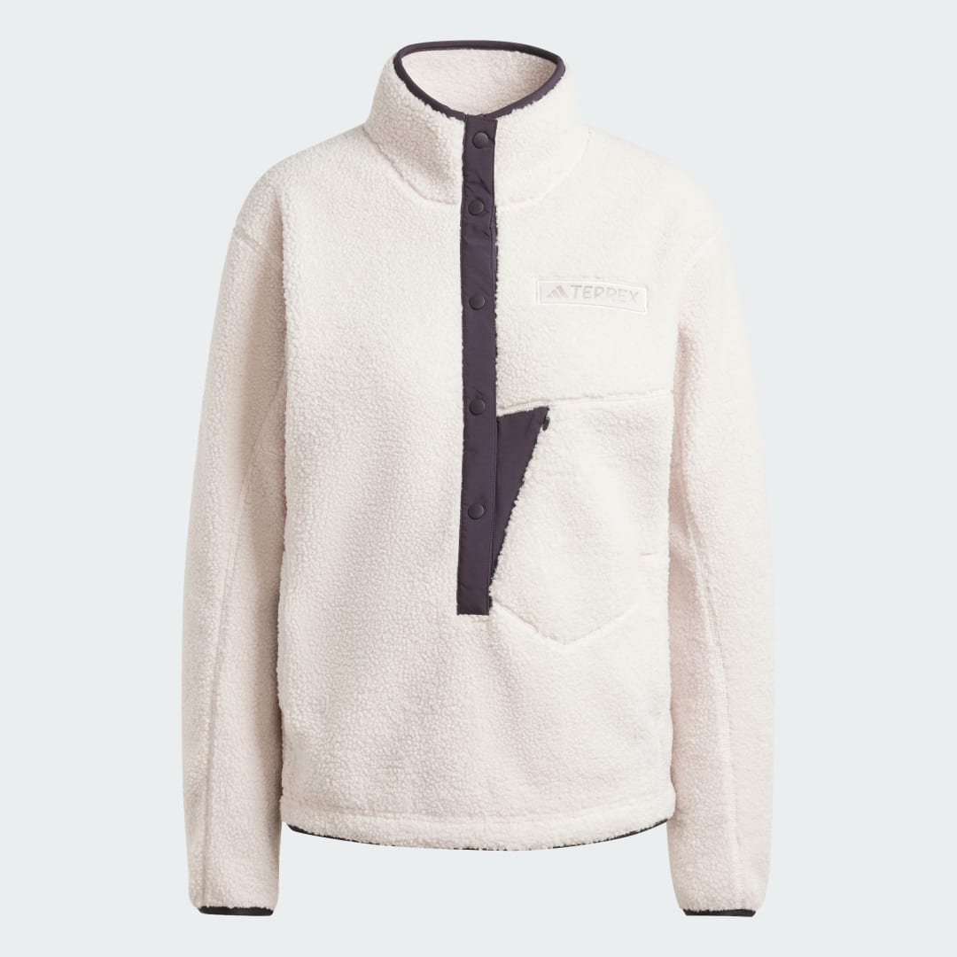 Adidas Terrex Xploric High Pile Fleece Pullover Sweatshirt