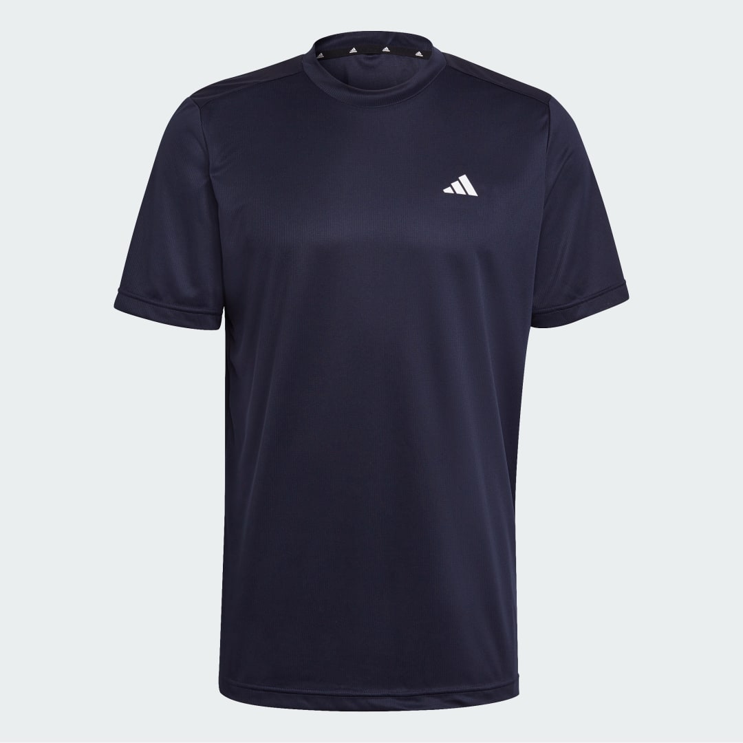 

adidas Playera Aeroready Designed To Move Sport Hombre, Legend ink/blanco