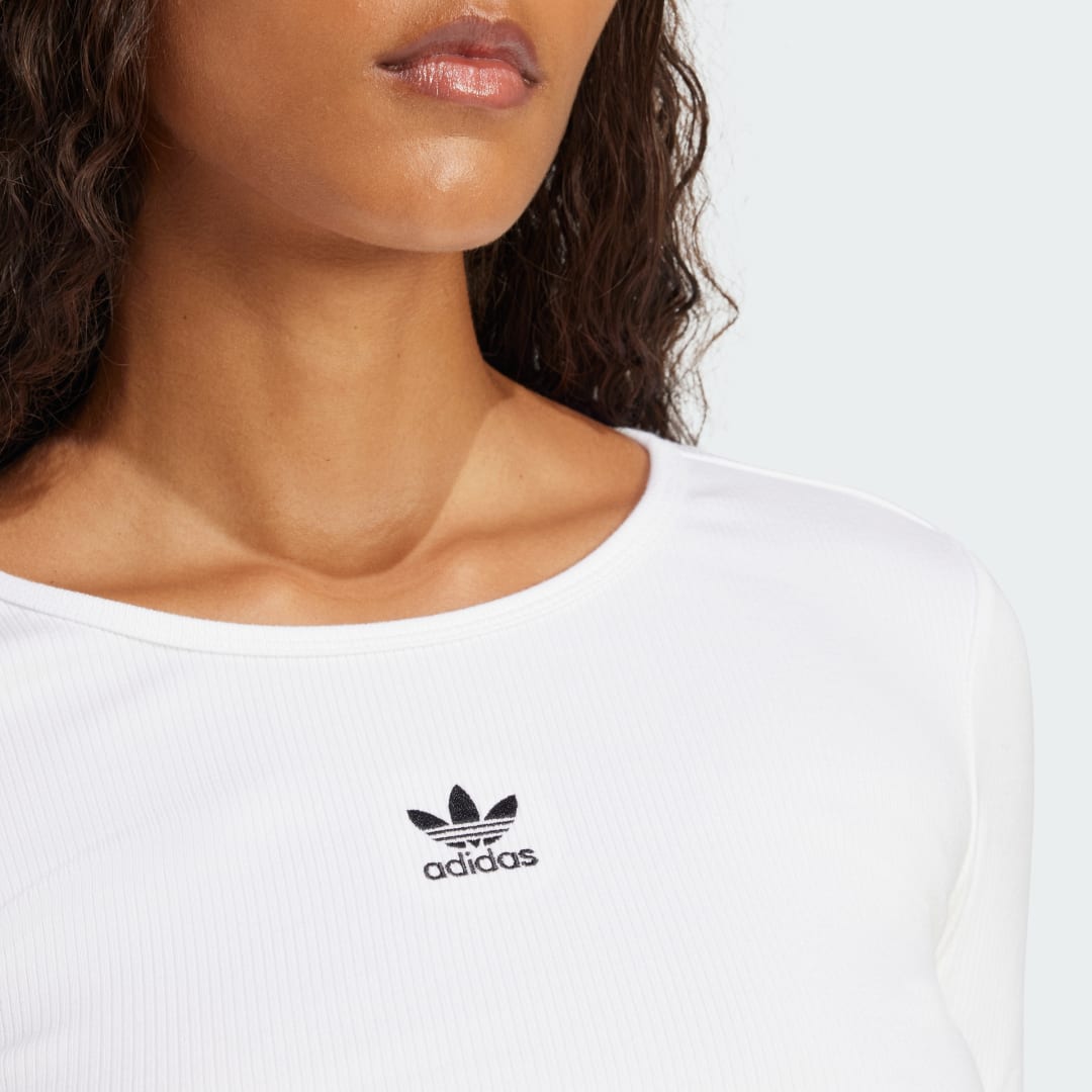 Adidas Essentials Ribbed Crop Longsleeve