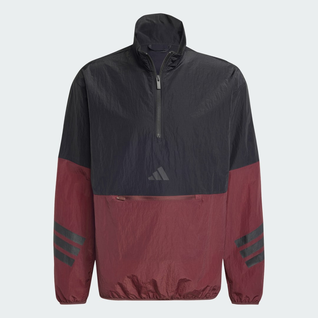 Adidas Future Icons 3-Stripes Woven Sweatshirt met Halflange Rits