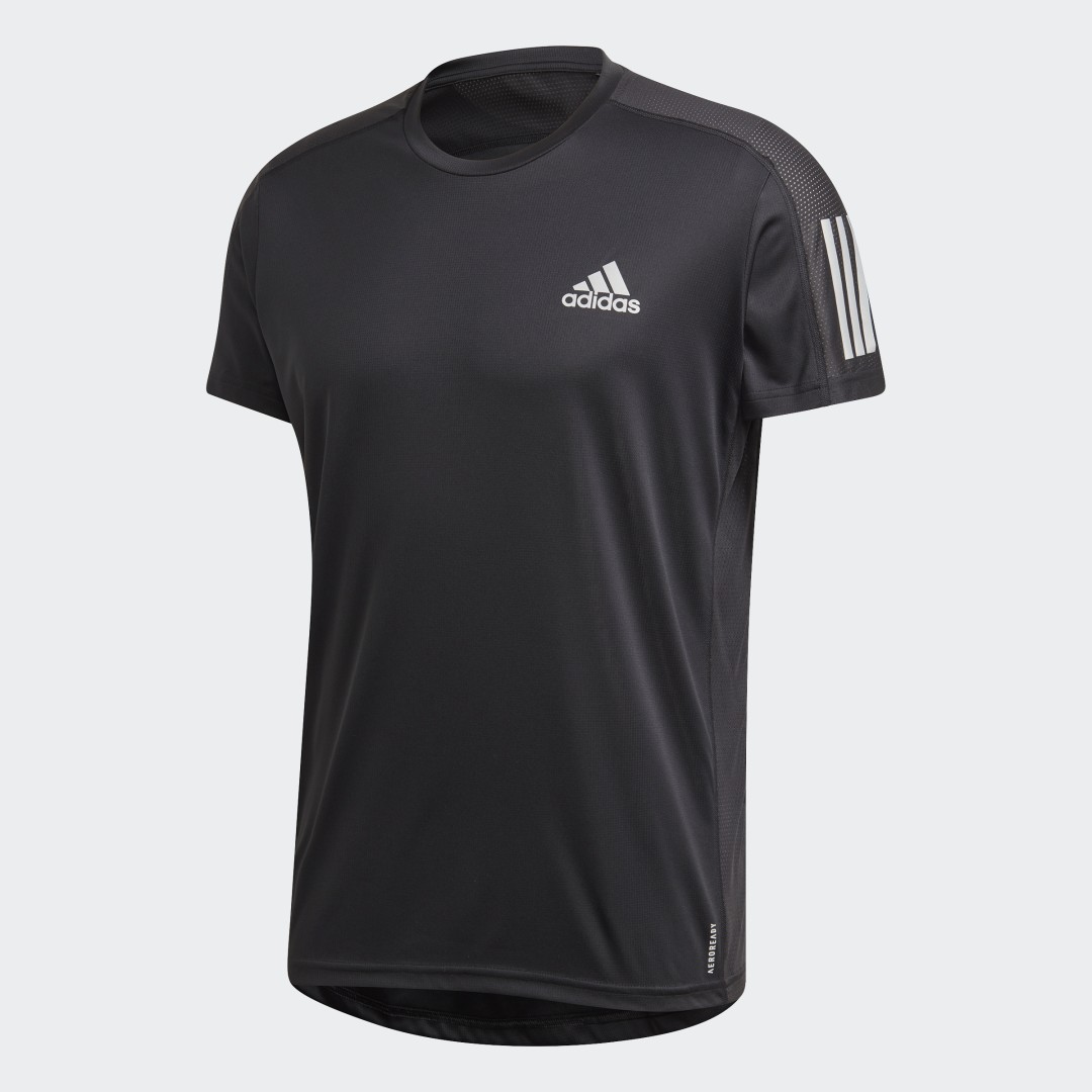 

adidas Camiseta Own the Run Hombre, Negro