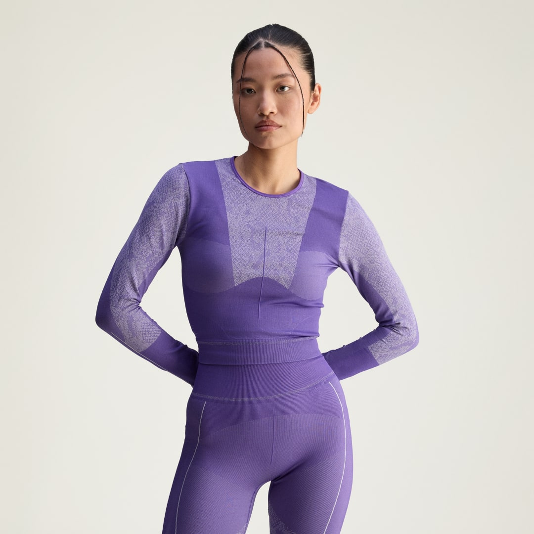 Haut de yoga manches longues Seamless adidas by Stella McCartney - vue 1