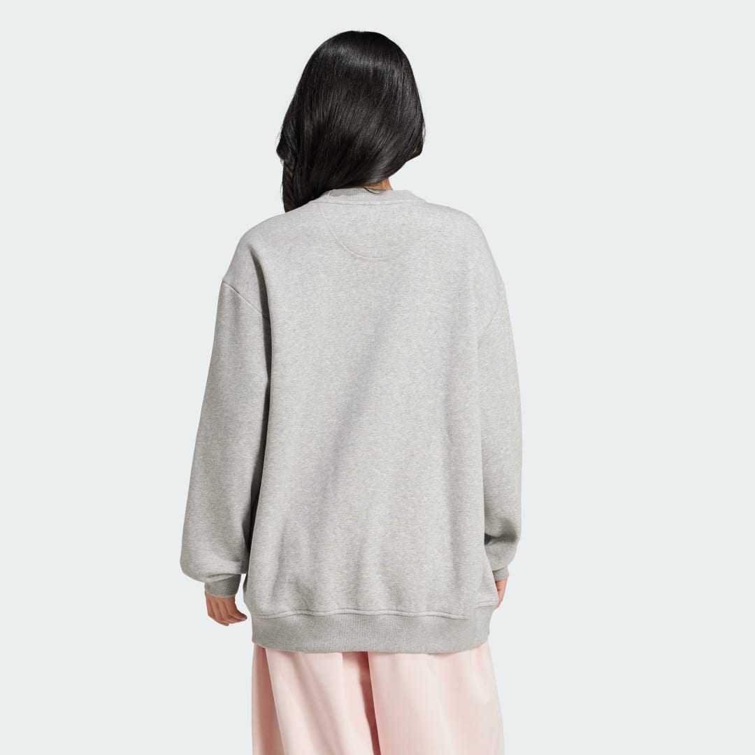 Adidas Essentials Fleece Long Oversized Sweatshirt