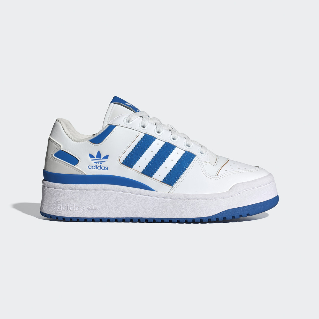 Adidas Forum Bold Stripes Cloud White / Blue Bird / Grey One