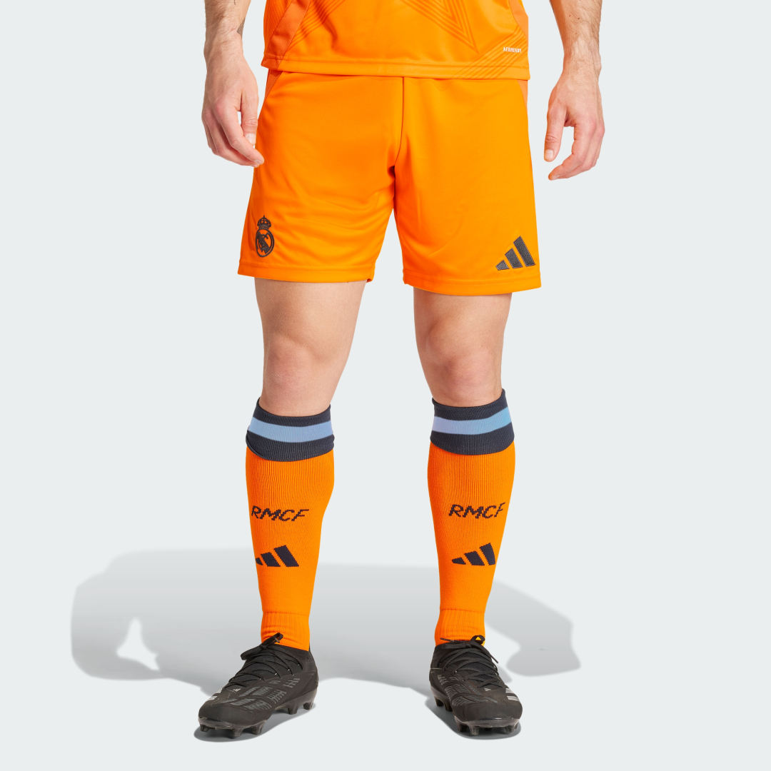 Adidas Real Madrid 2024 25 Away Shorts Crew Orange Crew Orange