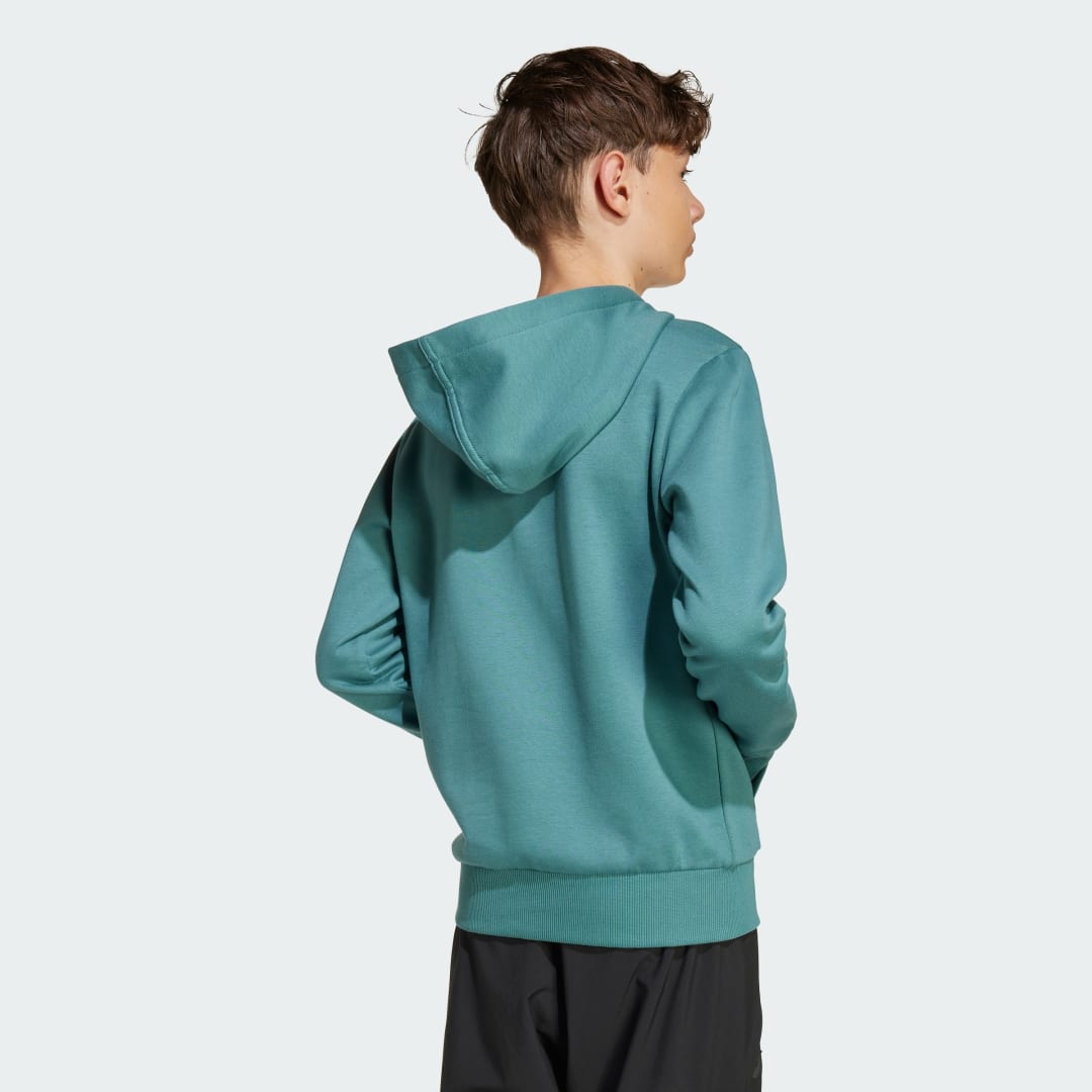 Adidas Boys Slogan Fleece Hoodie Kids