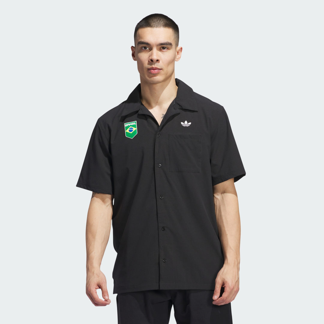 Brasil Tech Button Down Shirt