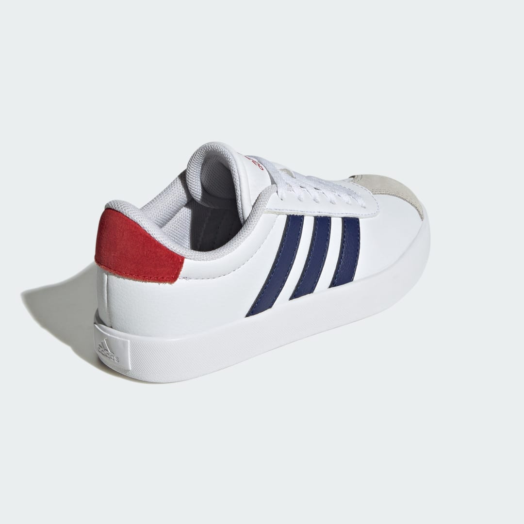 

adidas Tenis VL Adidas Court 3.0 Niños, Blanco/dark azul/better scarlet