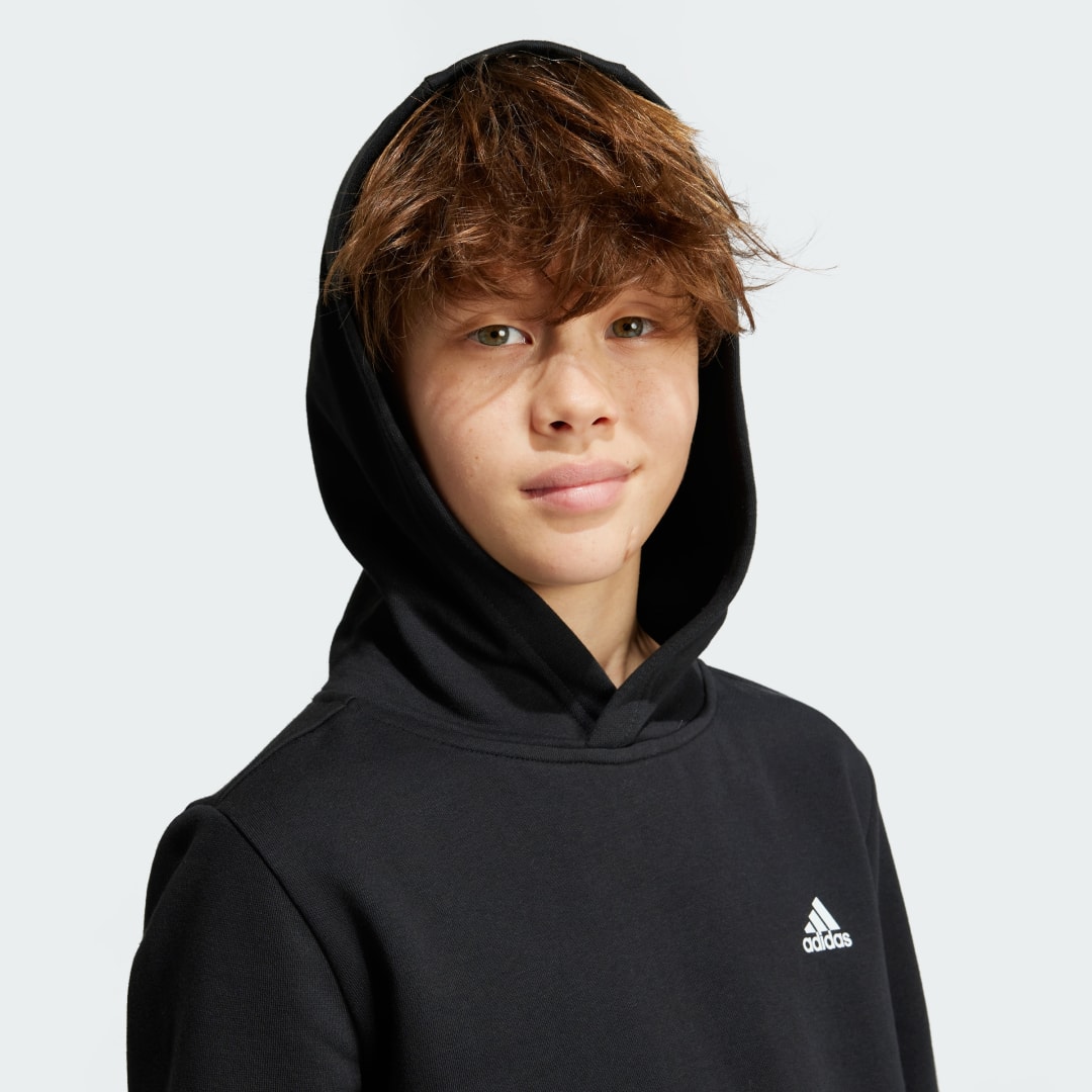 Adidas Essentials Small Logo Feel Cozy Fleece Hoodie Kids