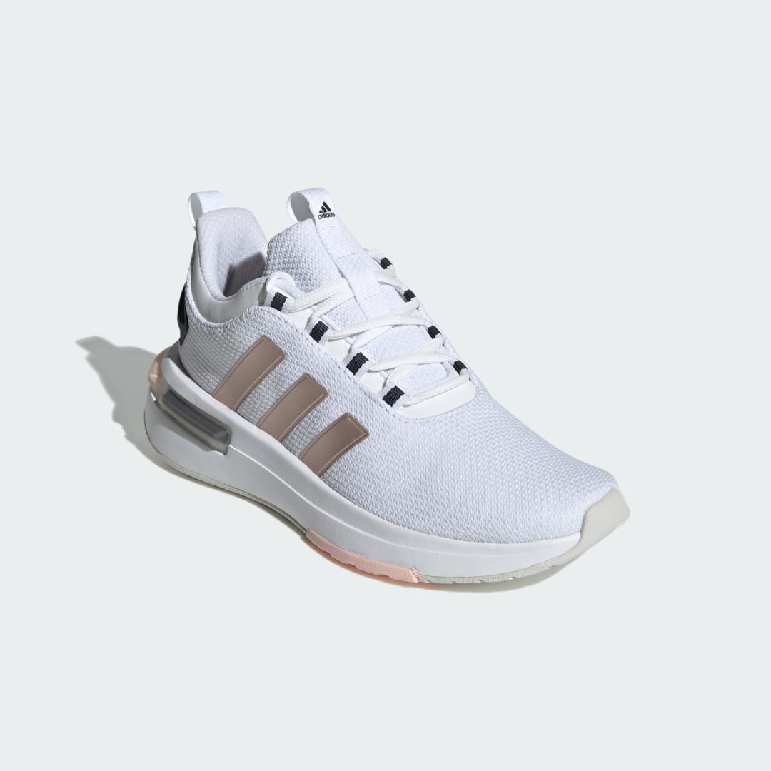 

adidas Tenis Racer Tr23 Mujer, Blanco/sandy rosa met./carbon