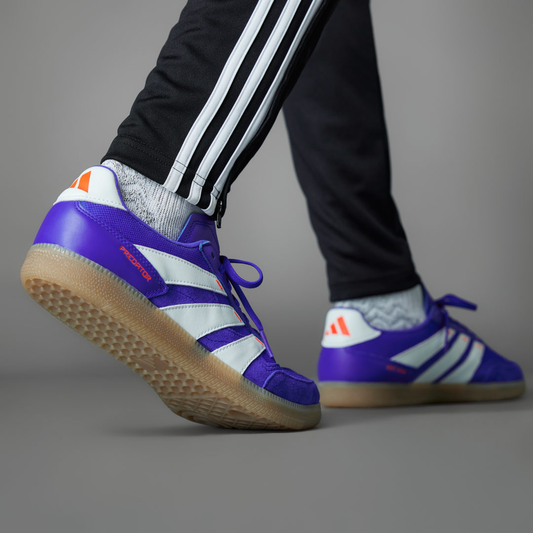 

adidas Calzado de Fútbol Predator Freestyle Cancha Cubierta Unisex, Lucid azul/blanco/solar rojo