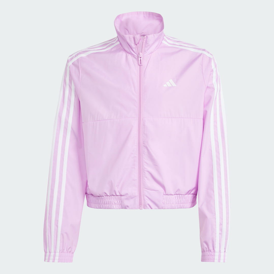 Adidas ' Woven Jacket Junior Bliss Lilac White Bliss Lilac White