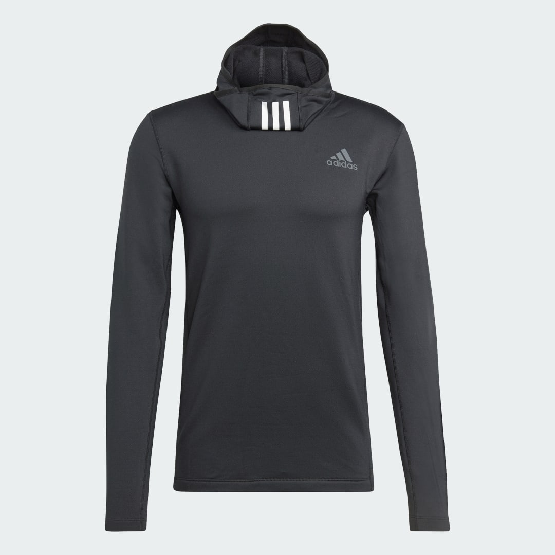 фото Лонгслив с капюшоном cold.rdy techfit adidas performance