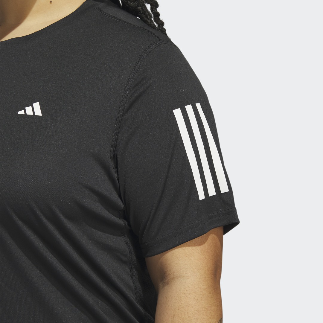 

adidas Camiseta Own the Run Mujer, Negro