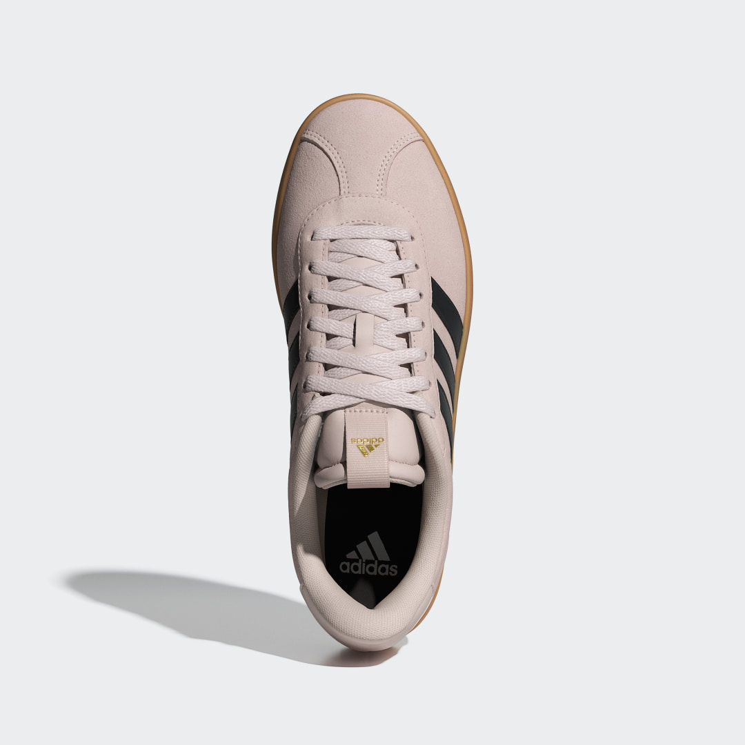 Adidas VL court sneaker Putty Mauve / Core Black / Gold Metallic
