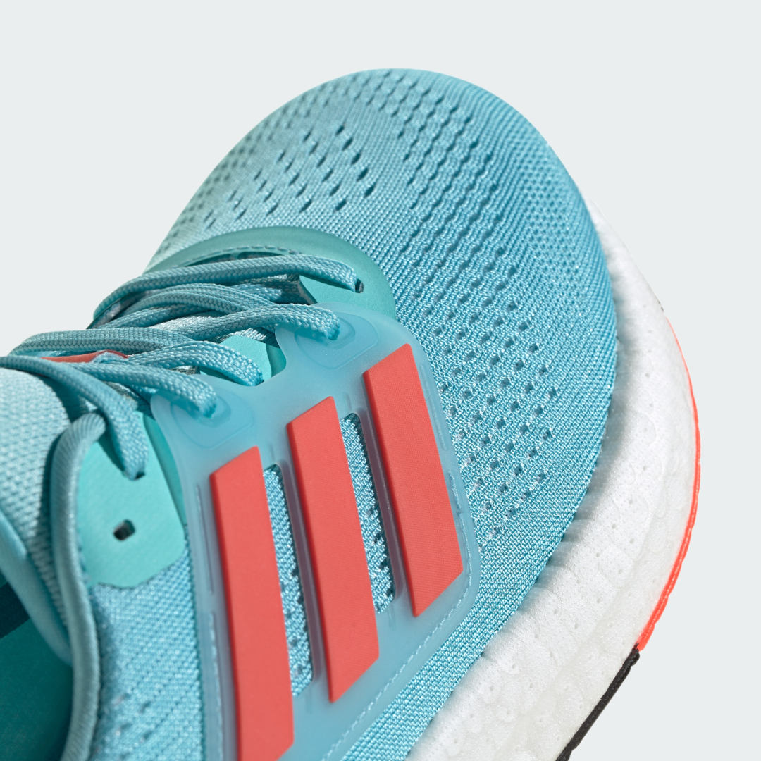 

adidas Tenis Pureboost 23 Unisex, Light aqua/bright rojo/blanco