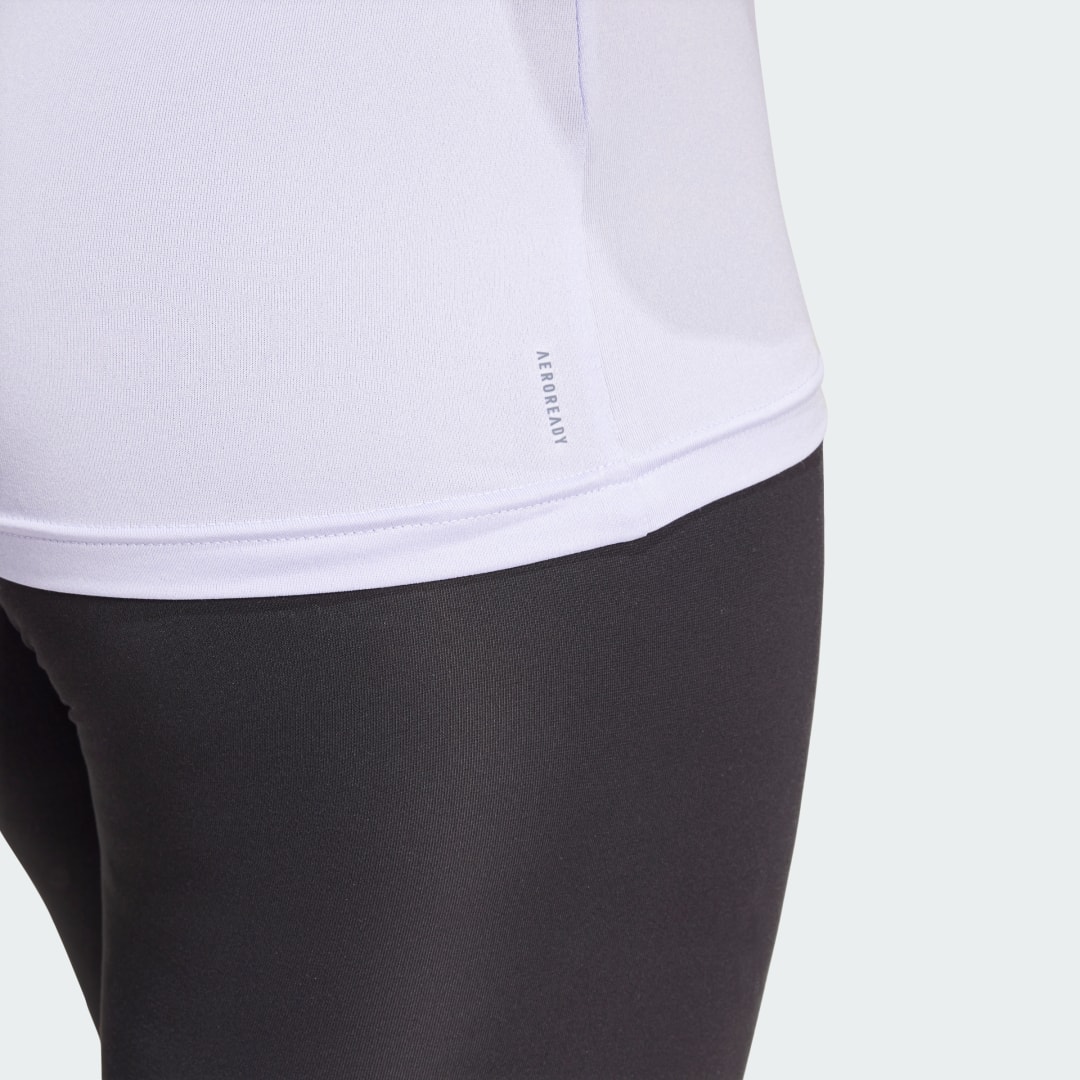 Adidas AEROREADY Train Essentials Minimal Branding V-hals T-shirt