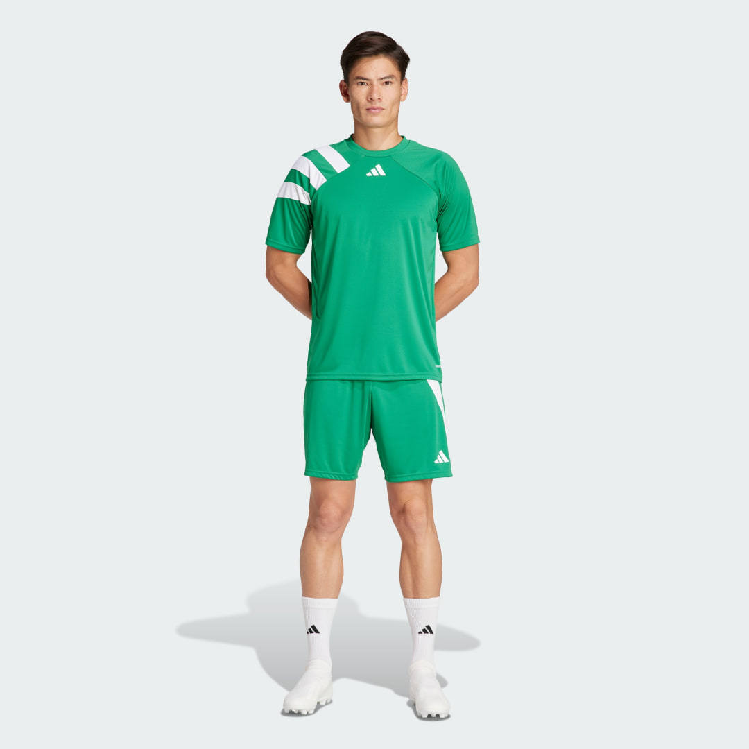 

adidas Shorts Fortore 23 Hombre, Team verde/blanco