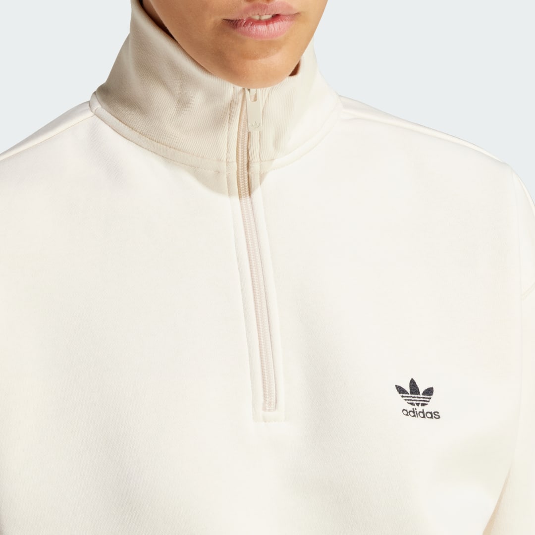 Adidas Originals Essentials Sweatshirt met Halflange Rits