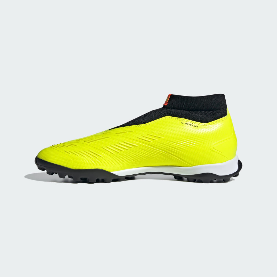 

adidas Calzado de Fútbol Predator 24 League Sin Cordones Pasto Sintético Unisex, Team solar amarillo 2/negro/blanco