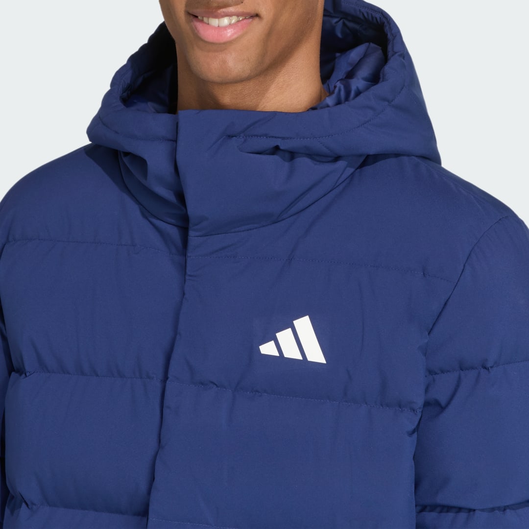 Adidas Helionic CLIMAWARM Donsjack met Capuchon