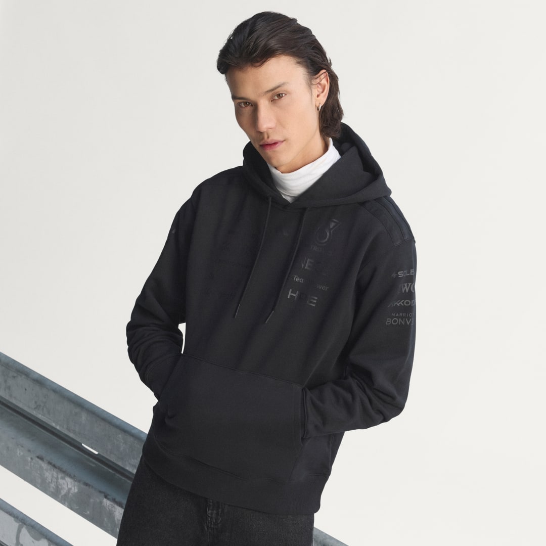 Sweat shirt à capuche Mercedes AMG Petronas Formula 1 Team Night Driver Hommes