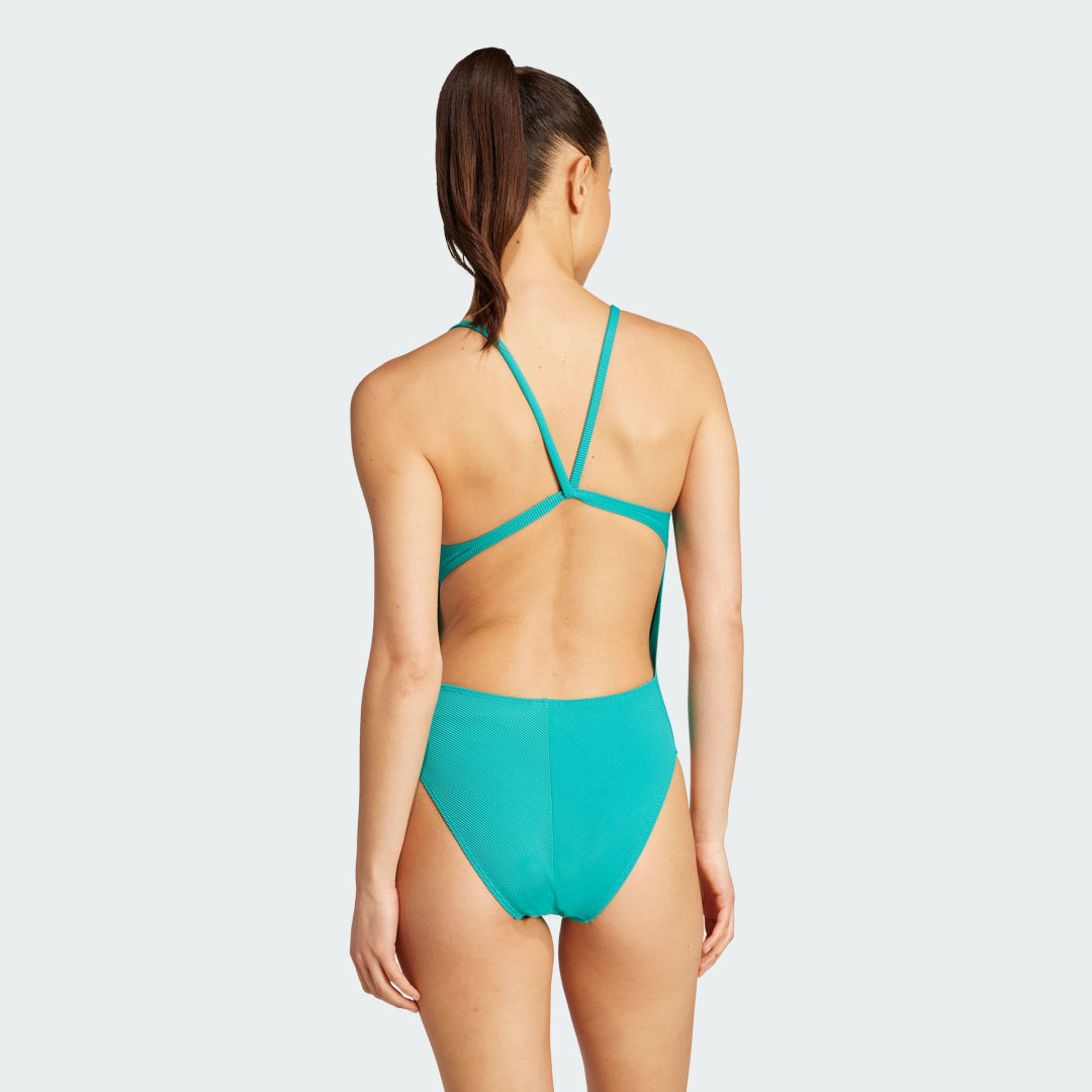 Thumbnail - Iconisea Ribbed Padded Thin Straps Badeanzug