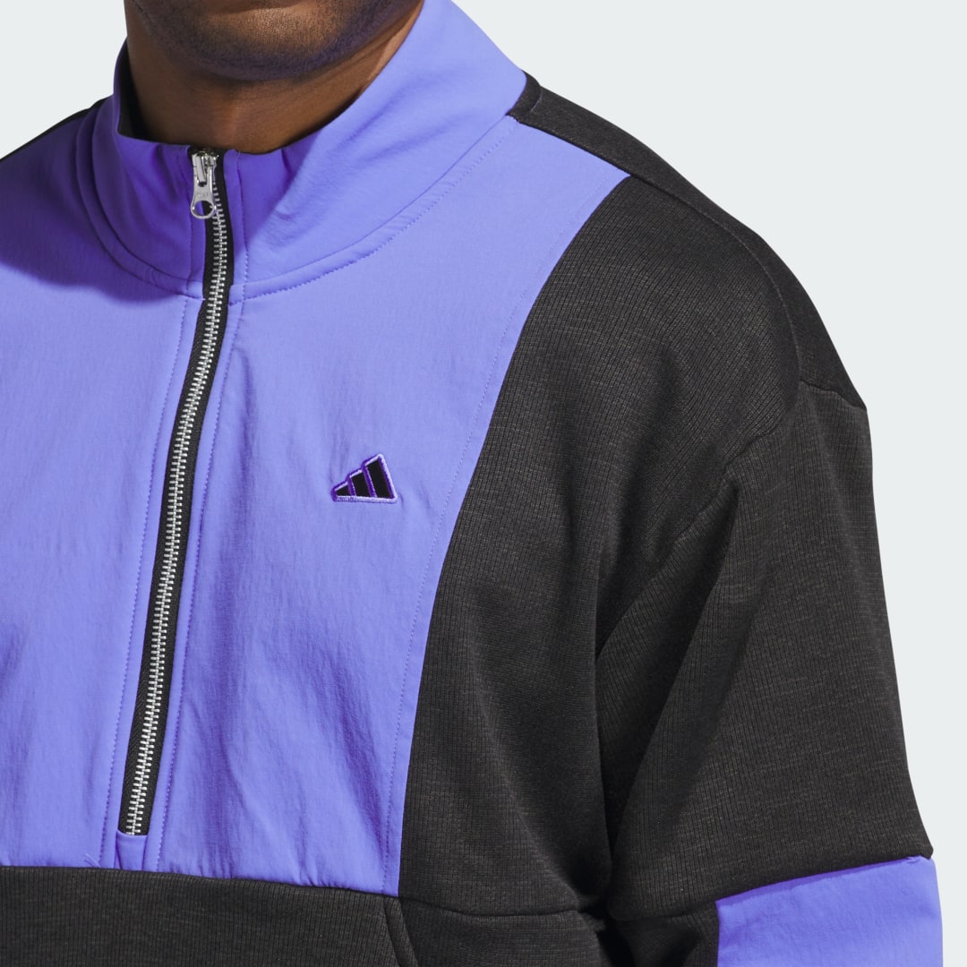 Adidas Go-to DWR Hybrid Pullover met Halflange Rits