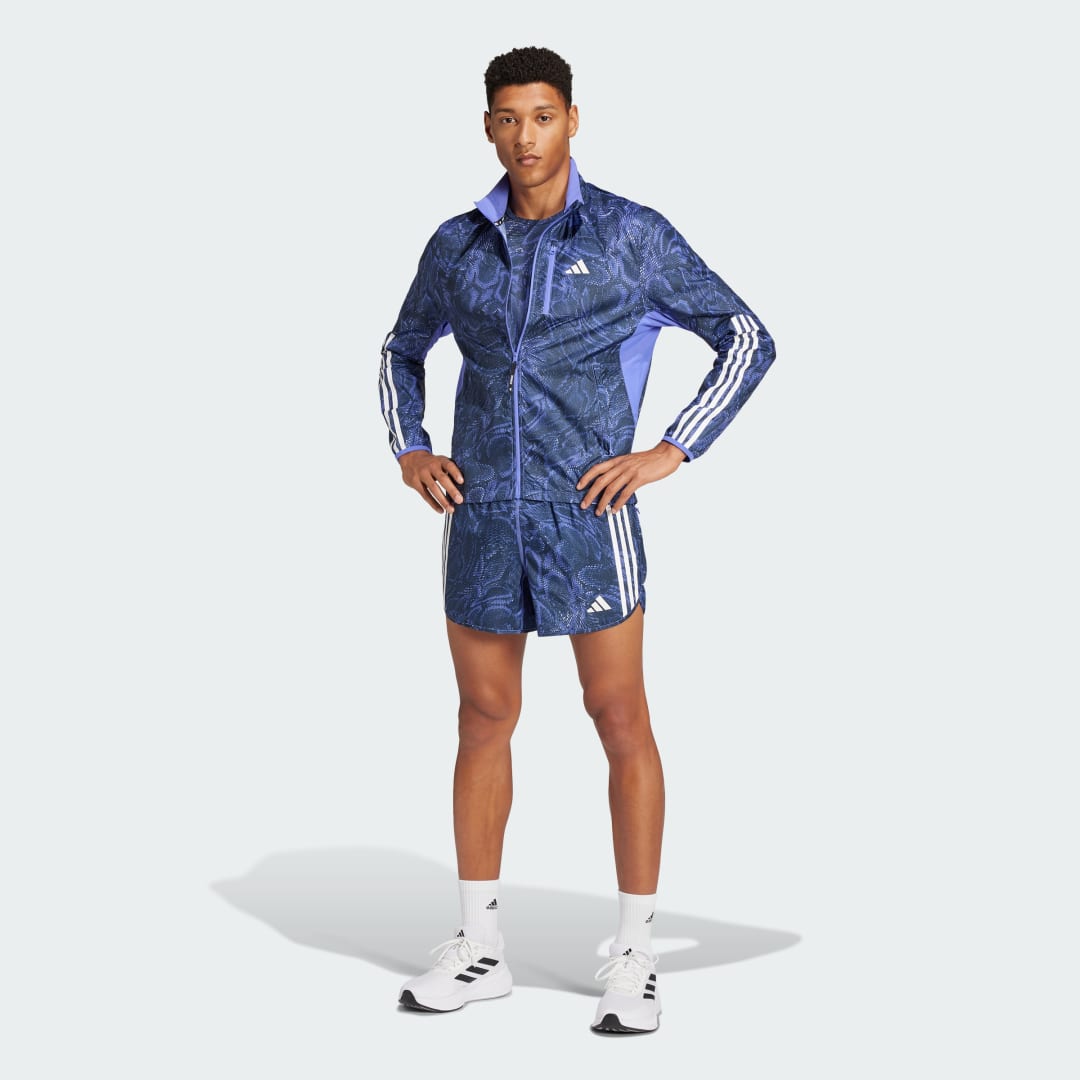 Adidas Own the Run Excite Allover Print AEROREADY Short