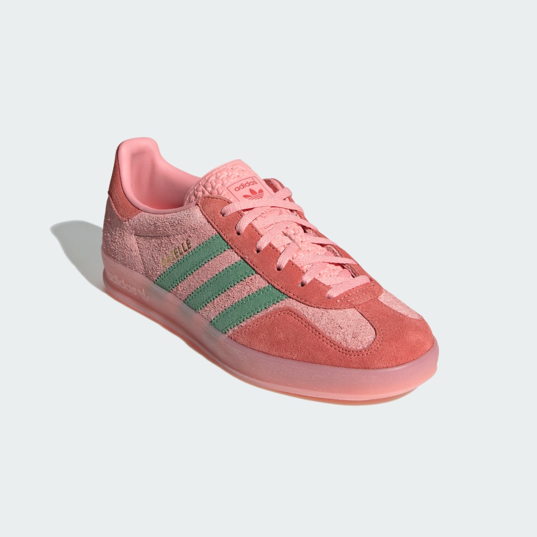 Adidas Gazelle sneaker Semi Pink Spark / Preloved Green / Preloved Scarlet