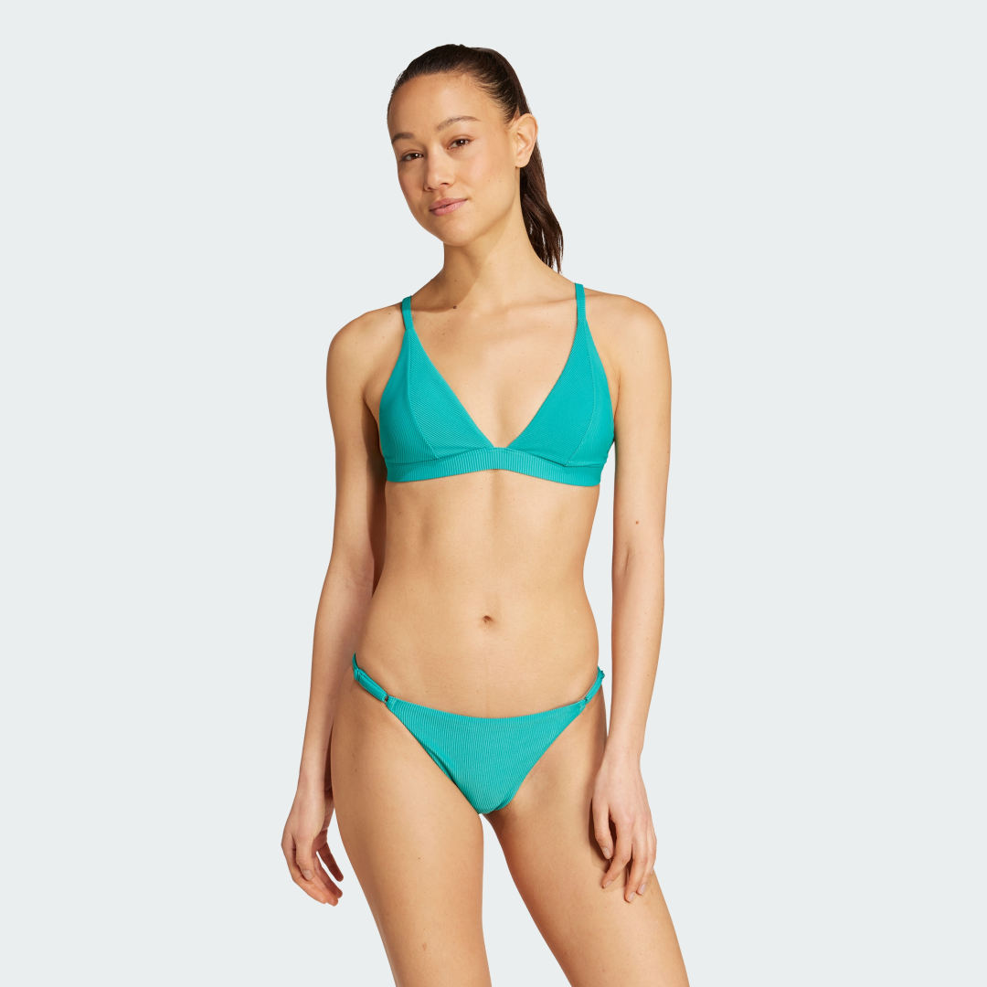 Adidas Iconisea Ribbed Padded Triangle Bikinitopje