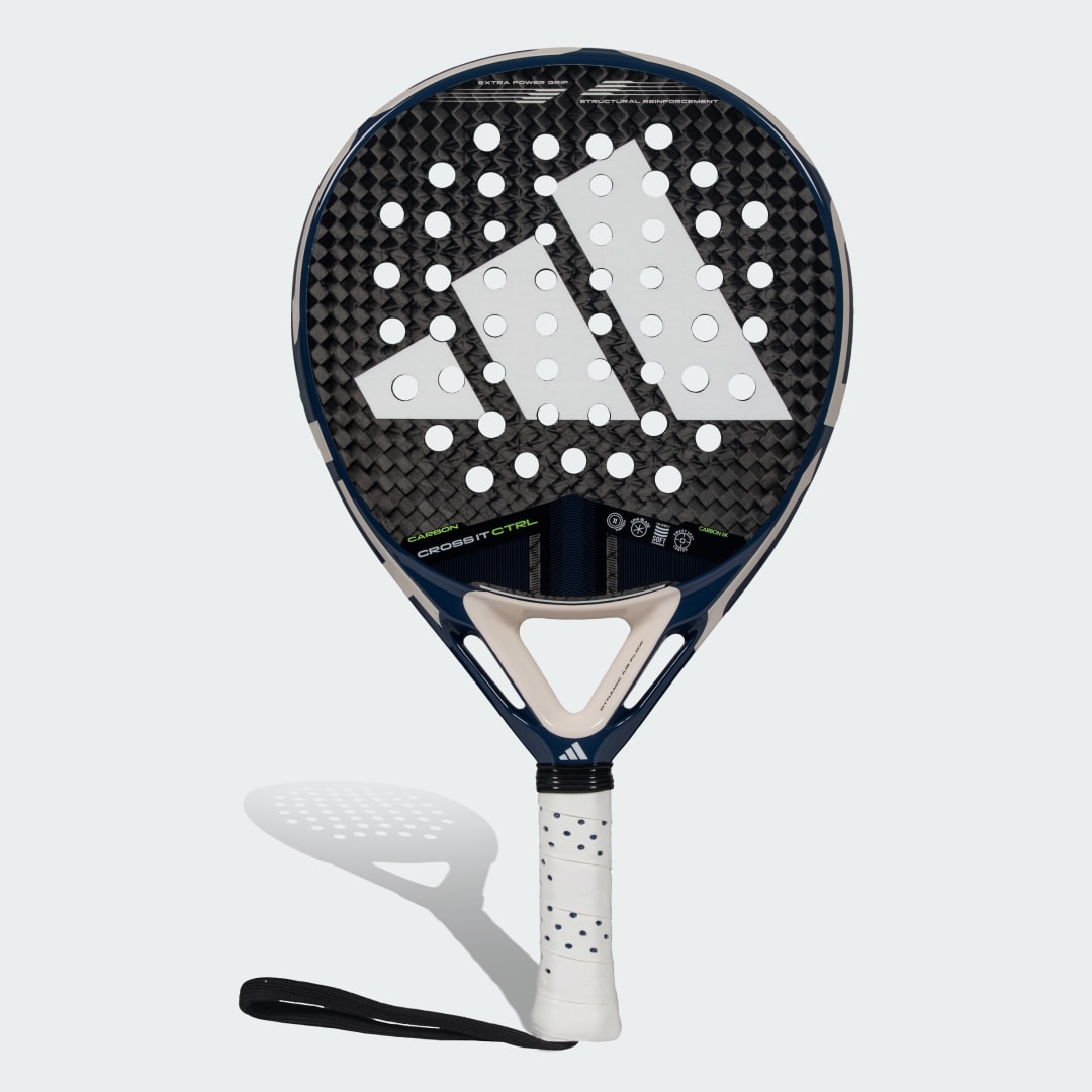 adidas Cross It Carbon Control 3.4, padelracket for viderekomne spillere, unisex blue