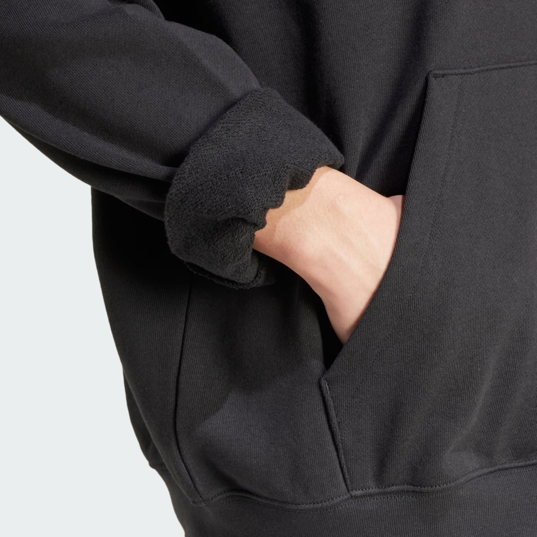 

adidas Buzo con Capucha Graphic Hombre, Negro