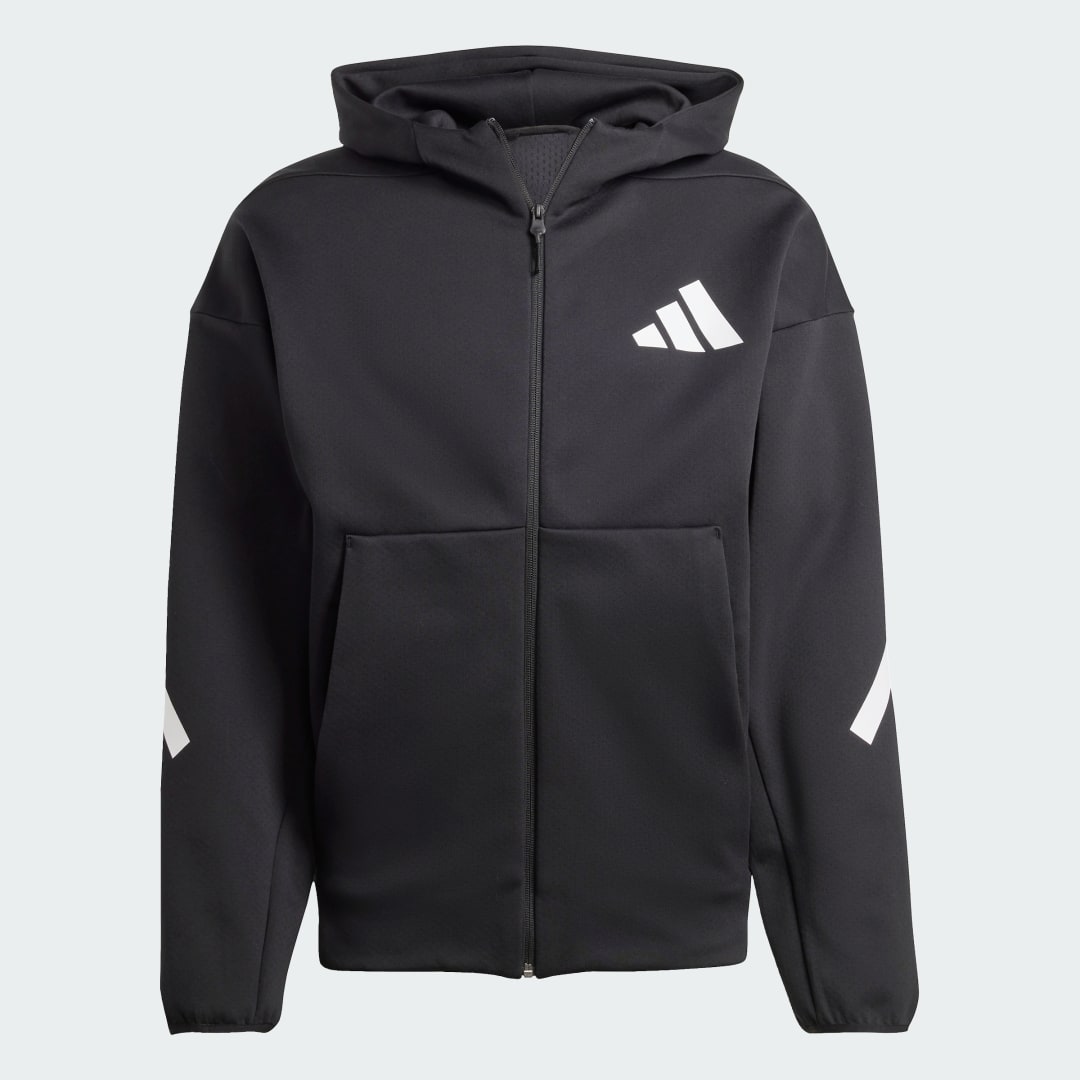 Nouvelle veste de survêtement à capuche entièrement zippée Z.N.E.