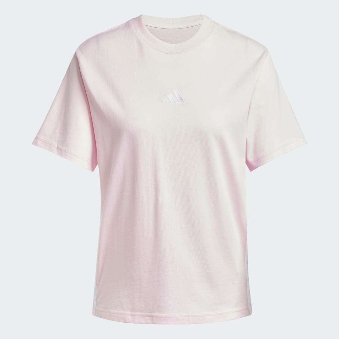 Adidas Essentials 3-Stripes Katoenen T-shirt
