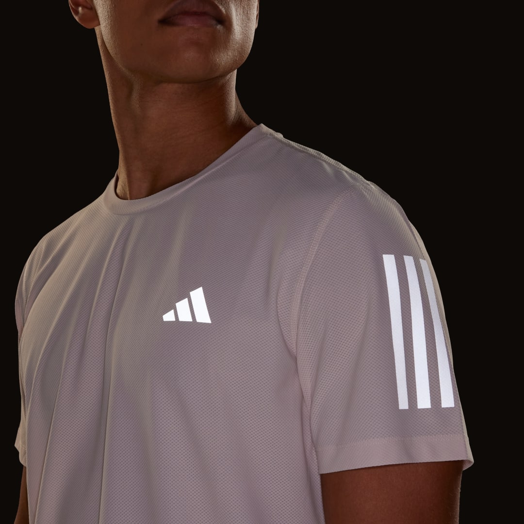 

adidas Playera Own the Run Hombre, Putty mauve